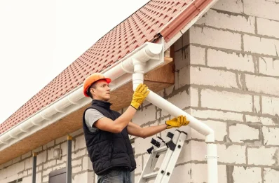 Pose et remplacement de gouttières à Engenville